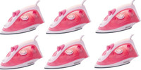 USHA SI3813C Pack of 6 1300 W Steam Iron(MULITI COLOR)