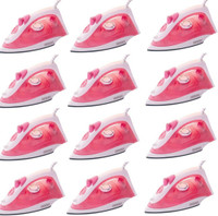 USHA SI3813C Pack of 12 1300 W Steam Iron(MULITI COLOR)