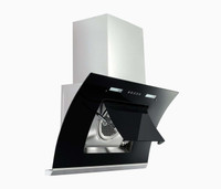 BlowHot Lara S SAC MS Chimney Auto Clean Wall Mounted Chimney(Black 1300 CMH)