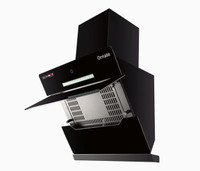 BlowHot ORNATE BLACK CHIMNEY Auto Clean Wall and Ceiling Mounted Chimney(Black 1300 CMH)