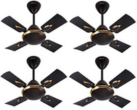 USHA STRIKER PLATINUM.. PACK OF 4 600 mm 3 Blade Ceiling Fan(Deep metallic brown, Pack of 4)