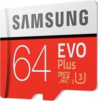 SAMSUNG EVO Plus 64 GB MicroSDXC Class 10 100 MB/s  Memory Card