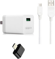 FYN Store Wall Charger Accessory Combo for Opoo F1s / F3/Plus, F5/Youth, F7, A83,, A37f, A37, A71, A57, Oppo All Models(White)