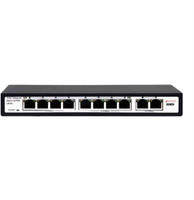 SECURUS PORTS POE+ SWITCH Network Switch(Black)