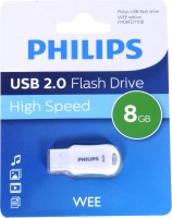 PHILIPS Wee 8 GB Pen Drive(White)