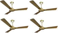 Crompton AURPMAD48HGD Pack of 4 1200 mm 3 Blade Ceiling Fan(Husky Gold, Pack of 4)