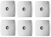 USHA 100MM CRISP Pack of 6 100 mm 5 Blade Exhaust Fan(White, Pack of 6)