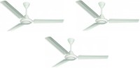 Crompton Neo Breeze pack of 3 1200 mm 3 Blade Ceiling Fan(White, Pack of 3)