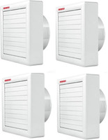USHA Crisp Air Premia 150mm Pack of 4 5 Blade Exhaust Fan(white, Pack of 4)