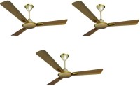 Crompton AURPMAD48HGD Pack of 3 1200 mm 3 Blade Ceiling Fan(Husky Gold, Pack of 3)
