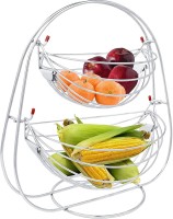 Vaishvi Vaishvi 2 Swing Fruit and Vegetable Basket Fruits/Vegetables Kitchen Rack(Steel)