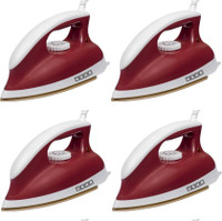 USHA GOLIATH pack of 4 1200 W Dry Iron(RED WHITE)