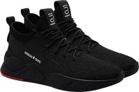 BIRDE Stylish and Trendy New Design Lightweight, Breathable Walking Sport Shoe Running Shoes For Men(Black)