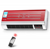 Vpllex heater Wall Mounted Convection Home Electric Heaters and Heating Fan Bathroom Air Conditioning Hot Air Heating with Remote Control Fan Room Heater Fan Room Heater