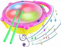 migwow BABY Kids Drum Set, Drum Set for Kids Electric Toys Toddler Musical Instruments Playset Flash Light Toy with Disco music, Color full light Toys for Boys and Girls (Multicolor)(Multicolor)