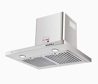BlowHot Corolla SS Square Chimney Auto Clean Wall Mounted Chimney(Silver 1000 CMH)