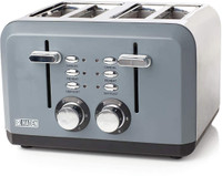 Haden Perth Slate Toaster 815 W Pop Up Toaster(Grey)
