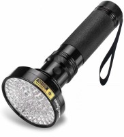 amiciVision 18W 100 LED UV 395nm Wavelength Ultraviolet and Stain Detector Torch (Without Battery) Torch(Black)