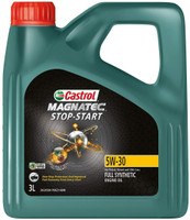 Castrol Magnatec STOP-START 5W-30 API SN Full Syhthetic Full-Synthetic Engine Oil(3 L, Pack of 1)