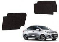 AUTO PEARL Side Window Sun Shade For Hyundai Xcent(Black)