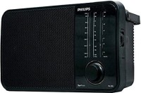 Philips Radio RL205/94 with MW/SW/FM Bands, 450mW RMS soundoutput, LED Torch,Glowing Knob & Headphone Socket(Black)