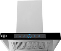 SURYA 1002 Silver-2020 Auto Clean Wall Mounted Chimney(Silver 1400 CMH)