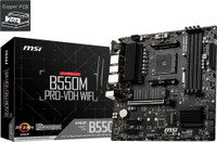 MSI B550M PRO-VDH WIFI Micro-ATX AM4 Gaming Motherboard