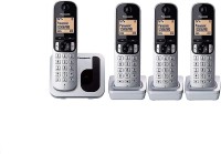 Panasonic WIRELESS INTERCOM 4 EXTENSION Cordless Landline Phone(White, Black)