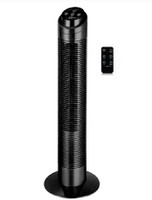 RETRO RJ Silent Operation Tower Fan(Black, Pack of 1)