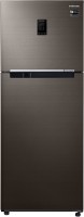 SAMSUNG 386 L Frost Free Double Door 3 Star Convertible Refrigerator  with Curd Maestro(Luxe Brown, RT39T5C3EDX/TL)