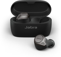 Jabra Elite 75t With Active Noise Cancellation enabled Bluetooth Headset(titanium black, True Wireless)