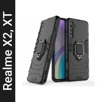 KWINE CASE Back Cover for Realme XT, Realme X2(Black, Rugged Armor)
