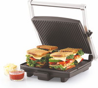 BOSS JumboMaxx Griller XL 4 Slice Grill(Silver, Black)