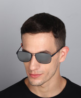 WROGN Rectangular Sunglasses(Silver)