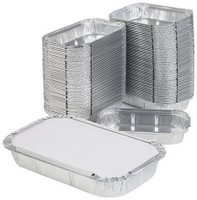 TBC Aluminium Grocery Container  - 750 ml(Pack of 25, Silver)