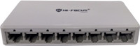 HIFOCUS HF-ES08 100Mbps Desktop Switches 8 High speed Networking Switches Network Switch(White)