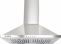 Voltriq Fusion 1000 Auto Clean Wall Mounted Chimney(Metal 1000 CMH)