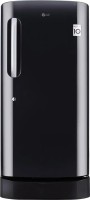 View LG 215 L Direct Cool Single Door 5 Star (2020) Refrigerator with Base Drawer(Ebony Sheen, GL-D221AESZ) Price Online(LG)