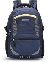 PROVOGUE Spacy unisex backpack with rain cover and reflective strip 35 L Backpack(Blue)