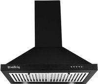 Voltriq Venza 1200 Wall Mounted Chimney(Black, silver 1200 CMH)