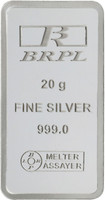 Bangalore Refinery Brpl 20 Gram Silver Bar S 999 20 g Silver Bar