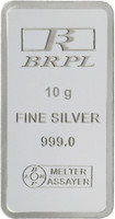 Bangalore Refinery Purity S 999 10 g Silver Bar