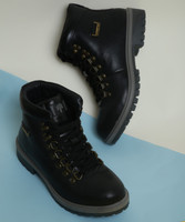 WOODLAND Boots For Men(Black)