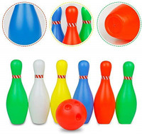 Shop & Shoppee Fun Bowling Set for Kids 6 Bowling Pin Sports Ball Play Indoor Family Games Bowling