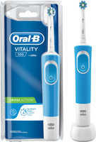 Oral-B VITALITY Vitality 100 Blue Criss Cross Electric Rechargeable Toothbrush Powered By Braun Electric Toothbrush(Blue)
