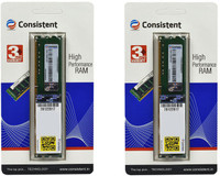 Consistent 4*2 DDR3 RAM DDR3 8 GB (Single Channel) PC (4GB DDR3 RAM COMBO (PACK OF 2 ))(Multicolor)