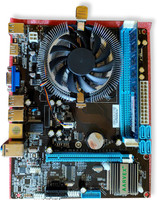 AARVEX H55MAL4+I5 Combo Motherboard(Black)
