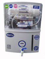 Indipristius 20 12 L RO + UV + TDS Water Purifier(White)