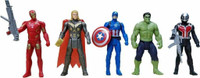 VARNA Avengers Toys Set - Captain America, Ironman, Hulk, Ant Man and Thor - Infinity War 5 Action Hero Collection(Multicolor)