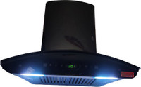ISBEST Chimney 60 cm Black Finish Touch Control with Motion Sensor Heat Auto Clean Air Flow .Baffle Filter Titanium Body. Control Type: Touch Panel Control. Auto Clean Wall Mounted Chimney(black 140 CMH)